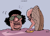 Cartoon: nowhere to hide (small) by ELCHICOTRISTE tagged gadaffi