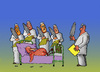 Cartoon: doctors (small) by janjicveselin tagged doctors,pen,the,disease,hospital,experiments,bird