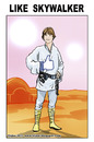 Cartoon: LIKE Skywalker (small) by tejlor tagged like,skywalker