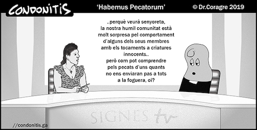 Cartoon: Condonitis 100 (medium) by DrCoragre tagged humor,catala,catalan,tira,comic,strip,drawing,digital