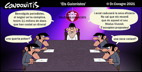 Cartoon: Condonitis 142 (medium) by DrCoragre tagged humor,catala,catalan,tira,comic,strip,drawing,digital