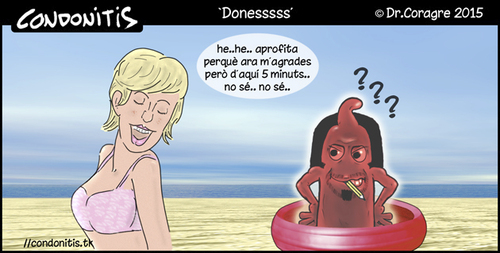 Cartoon: Condonitis 56 (medium) by DrCoragre tagged humor,catala,catalan,tira,comic,strip,drawing,digital