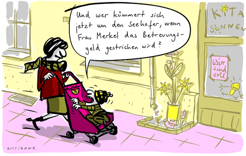 Cartoon: Betreuungsgeld (medium) by kittihawk tagged kittihawk,2015,mutti,geld,betreuungsgeld,bundesverfassungsgericht,gekippt,ländersache,herdprämie,familien,eltern,kind,erziehung,kita,kindergarten,kleinkinder,seehofer,merkel,kümmert,sich,um,betreut,gestrichen,mutter,kinderwagen,tagespflege,buggy,kittihawk,2015,mutti,geld,betreuungsgeld,bundesverfassungsgericht,gekippt,ländersache,herdprämie,familien,eltern,kind,erziehung,kita,kindergarten,kleinkinder,seehofer,merkel,kümmert,sich,um,betreut,gestrichen,mutter,kinderwagen,tagespflege,buggy