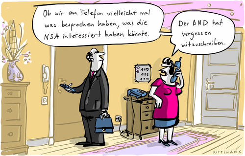 Cartoon: BND vergessen (medium) by kittihawk tagged kittihawk,2015,bnd,untersuchungsausschuss,weitergabe,daten,nsa,nicht,protokolliert,nachforschungen,telefonate,interessiert,vergessen,mitzuschreiben,telefon,recherche,mann,frau,telefonieren,informationen,ausspähen,kittihawk,2015,bnd,untersuchungsausschuss,weitergabe,daten,nsa,nicht,protokolliert,nachforschungen,telefonate,interessiert,vergessen,mitzuschreiben,telefon,recherche,mann,frau,telefonieren,informationen,ausspähen