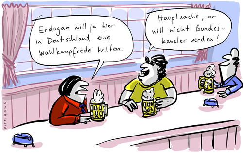 Cartoon: Erdoganbesuch (medium) by kittihawk tagged kittihawk,2014,erdogan,bundeskanzler,wahlkampfrede,in,deutschland,hauptsache,proteste,gegendemonstationen,samstag,köln,kneipe,bier,türkei,landsleute,auftritt,theke,stammtisch,kittihawk,2014,erdogan,bundeskanzler,wahlkampfrede,in,deutschland,hauptsache,proteste,gegendemonstationen,samstag,köln,kneipe,bier,türkei,landsleute,auftritt,theke,stammtisch