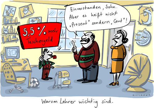 Cartoon: Mehr Taschengeld (medium) by kittihawk tagged kittihawk,2015,prozent,cent,euro,warnsteiks,lehrer,gew,mehr,taschengeld,einverstanden,vater,mutter,sohn,kinderzimmer,erhöhung,wichtig,streik,trillerpfeife,forderung,transparent,kittihawk,2015,prozent,cent,euro,warnsteiks,lehrer,gew,mehr,taschengeld,einverstanden,vater,mutter,sohn,kinderzimmer,erhöhung,wichtig,streik,trillerpfeife,forderung,transparent