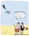 Cartoon: seebestattung (small) by kittihawk tagged flugzeug,absturz,meer,urlaub,strand,bestattung