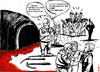 Cartoon: ouvriersmine ocak iscileri (small) by Bern tagged mine,ouvriers,isci,ocak,mineros,mina