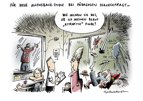 Cartoon: Allensbach Studio ältere Lehrer (medium) by Schwarwel tagged allensbach,studio,lehrer,lehrerin,pädagoge,schule,beruf,attrakti,schüler,lernen,lehren,karikatur,schwarwel,allensbach,studio,lehrer,lehrerin,pädagoge,schule,beruf,schüler,lernen,lehren