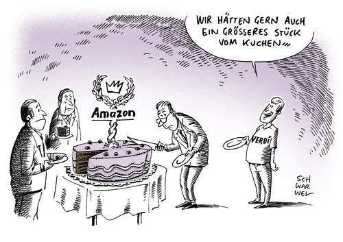 Cartoon: Amazon Umsatzplus Kursanstieg (medium) by Schwarwel tagged amazon,umsatzplus,kursanstieg,geld,unternehmen,firma,verkauf,markt,karikatur,schwarwel,kurs,börse,amazon,umsatzplus,kursanstieg,geld,unternehmen,firma,verkauf,markt,karikatur,schwarwel,kurs,börse