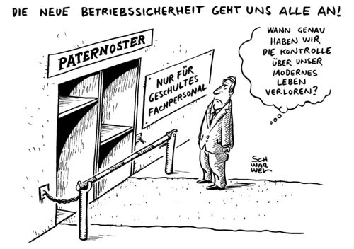 Betriebssicherheit Paternoster