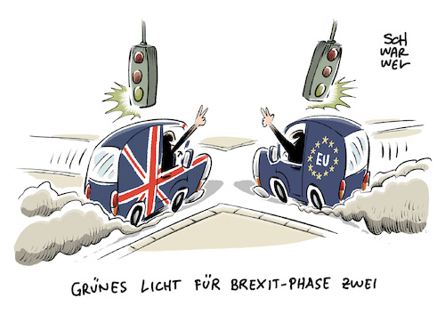 Cartoon: EU Gipfel Brexit Phase 2 (medium) by Schwarwel tagged brexit,england,großbritannien,engländer,theresa,may,ausstieg,eu,europäische,union,great,britain,verhandlungen,karikatur,schwarwel,schneckentempo,schnecke,schnecken,juncker,brexit,england,großbritannien,engländer,theresa,may,ausstieg,eu,europäische,union,great,britain,verhandlungen,karikatur,schwarwel,schneckentempo,schnecke,schnecken,juncker