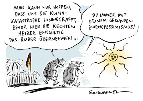 Cartoon: Extremismus und Hitze (medium) by Schwarwel tagged rechts,nazi,nazis,nonazis,rechtsextrem,rechtsextremismus,rassismus,rassistisch,neonazis,neonazi,national,nationasozialistisch,nationalsozialismus,hitler,flüchtlinge,geflüchtete,flüchtlingspolitik,flüchtlingskrise,mittelmeer,mittelmerroute,flüchtlingsroute,menschenfreundlichkeit,ausländerfeindlichkeit,asyl,asylsuchende,asylantrag,asylanträge,abschiebung,auslbänderhass,ausländer,extremismus,muslime,kopftuch,kopftuchdebatte,burka,gruppenverachtende,rechts,nazi,nazis,nonazis,rechtsextrem,rechtsextremismus,rassismus,rassistisch,neonazis,neonazi,national,nationasozialistisch,nationalsozialismus,hitler,flüchtlinge,geflüchtete,flüchtlingspolitik,klima,klimakatastrophe