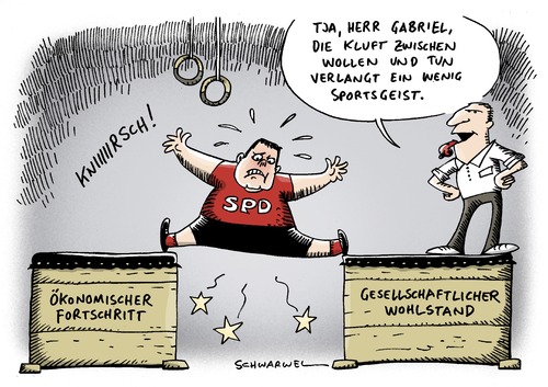 Cartoon: Gabriel verkündet SPD-Plan (medium) by Schwarwel tagged gabriel,spd,plan,partei,deutschland,regierung,politik,politiker,sport,sportsgeist,trillerpfeife,pfeife,trainer,parteichef,musstrauen,arbeit,job,führung,sozialdemokrat,neujahrsklausur,fortschritt,programm,bundesregierung,staat,karikatur,schwarwel,gabriel,spd,plan,partei,deutschland,regierung,sport,sportsgeist,pfeife,parteichef,trainer,arbeit,job,führung,sozialdemokrat,neujahrsklausur,programm,bundesregierung,staat