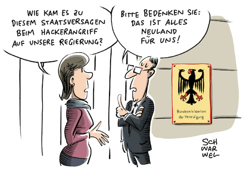 Cartoon: Hackerangriff Bundesregierung (medium) by Schwarwel tagged hackerangriff,hacker,bundesregierung,computer,daten,datenschutz,regierung,politk,politiker,deutschland,obfrau,ausschuss,digitale,agenda,www,world,wide,web,social,media,algorithmus,algorithmen,staatsversagen,internet,digital,digitalisierung,regierungsnetz,it,bundesnetz,ivbb,datennetzwerk,netzwerk,hackergruppe,snake,information,datenschutzanforderungen,spionage,sicherheit,sicherheitsmaßnahmen,software,intranet,datennetz,bundesminsterium,bund,ministerium,cartoon,karikatur,schwarwel,hackerangriff,hacker,bundesregierung,computer,daten,datenschutz,regierung,politk,politiker,deutschland,obfrau,ausschuss,digitale,agenda,www,world,wide,web,social,media,algorithmus,algorithmen,staatsversagen,internet,digital,digitalisierung,regierungsnetz,it,bundesnetz,ivbb,datennetzwerk,netzwerk,hackergruppe,snake,information,datenschutzanforderungen,spionage,sicherheit,sicherheitsmaßnahmen,software,intranet,datennetz,bundesminsterium,bund,ministerium,cartoon,karikatur,schwarwel