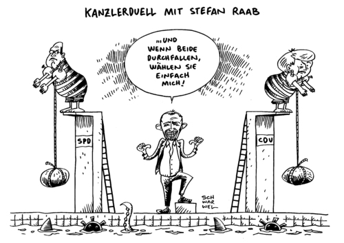 Kanzlerduell Stefan Raab