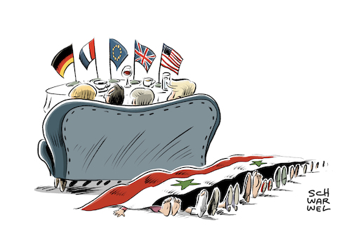 Cartoon: Krieg in Syrien Luftangriff (medium) by Schwarwel tagged krieg,syrien,luftangriff,tot,tote,terror,waffen,gewalt,giftgasopfer,giftgas,europa,europäische,union,eu,assad,putin,russland,us,usa,trump,deutschland,merkel,karikatur,schwarwel,krieg,syrien,luftangriff,tot,tote,terror,waffen,gewalt,giftgasopfer,giftgas,europa,europäische,union,eu,assad,putin,russland,us,usa,trump,deutschland,merkel,karikatur,schwarwel