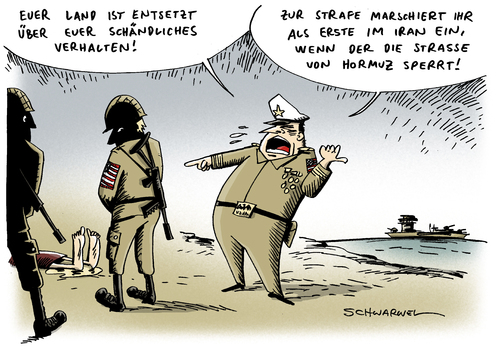 Cartoon: Leichenschändung Soldaten US (medium) by Schwarwel tagged führung,chef,usa,us,leichen,schändung,mord,qual,grausam,tot,elite,soldaten,militär,krieg,waffen,karikatur,schwarwel,terror,schmerz,iran,us,usa,chef,krieg,waffen,militär,soldaten