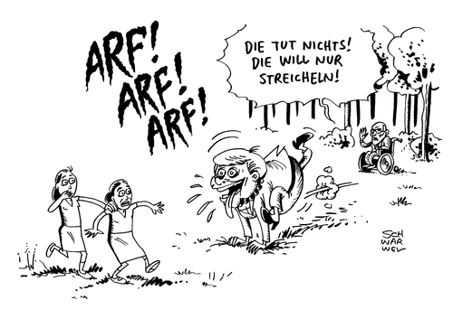 Cartoon: Merkel und Flüchtlingsmädchen (medium) by Schwarwel tagged merkel,flüchtlingsmädchen,flüchtlingspolitik,tv,show,sendung,fernsehen,streicheln,asyl,abschiebung,karikatur,schwarwel,medienrummel,merkel,flüchtlingsmädchen,flüchtlingspolitik,tv,show,sendung,fernsehen,streicheln,asyl,abschiebung,karikatur,schwarwel,medienrummel