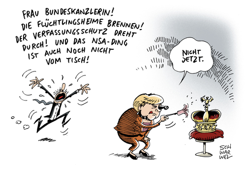 Cartoon: Merkel vierte Amtszeit (medium) by Schwarwel tagged angela,angie,merkel,bundeskanzlerin,vierte,amtszeit,probleme,krise,krieg,krone,flüchtlinge,flüchtlingspolitik,politik,rergierung,flüchtlingsheime,brennen,verfassungsschutz,nsa,karikatur,schwarwel,angela,angie,merkel,bundeskanzlerin,vierte,amtszeit,probleme,krise,krieg,krone,flüchtlinge,flüchtlingspolitik,politik,rergierung,flüchtlingsheime,brennen,verfassungsschutz,nsa,karikatur,schwarwel