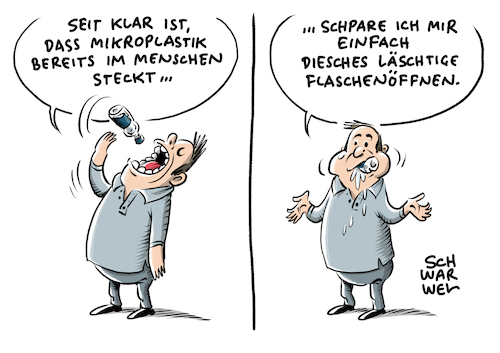 Cartoon: Mikroplastik im Mensch (medium) by Schwarwel tagged kunststoffpartikel,kunststoff,mikroplastik,plastik,plaste,mensch,stuhlproben,stuhlgang,gesundheit,gesund,krank,krankheit,plastikmüll,müll,unrat,abfall,natur,umwelt,umweltschutz,umweltzerstörung,klima,klimaschutz,darm,umweltbundesamt,fleisch,fleischkonsum,nahrung,lebensmittel,essen,vegan,vegetarisch,fisch,tiere,polypropylen,polyethylenterephthalat,kläranlagen,kosmetik,cartoon,karikatur,schwarwel,kunststoffpartikel,kunststoff,mikroplastik,plastik,plaste,mensch,stuhlproben,stuhlgang,gesundheit,gesund,krank,krankheit,plastikmüll,müll,unrat,abfall,natur,umwelt,umweltschutz,umweltzerstörung,klima,klimaschutz,darm,umweltbundesamt,fleisch,fleischkonsum,nahrung,lebensmittel,essen,vegan,vegetarisch,fisch,tiere,polypropylen,polyethylenterephthalat,kläranlagen,kosmetik,cartoon,karikatur,schwarwel