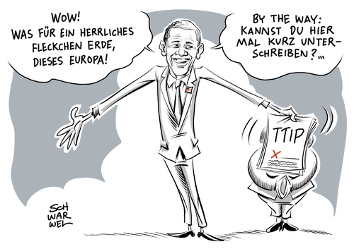 Obama in Hannover TTIP