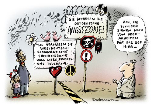 Ostdeutsche Angstzone