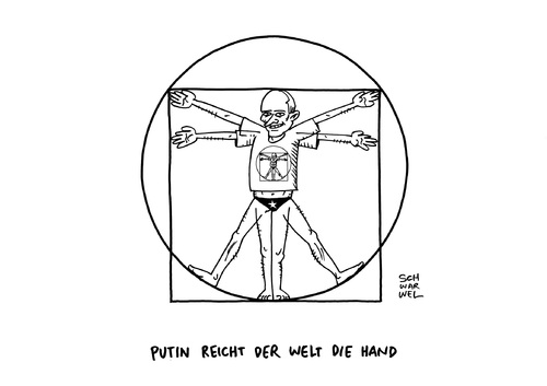 Cartoon: Putin in Krim-Rede (medium) by Schwarwel tagged putin,russland,krim,rede,welt,karikatur,schwarwel,putin,russland,krim,rede,welt,karikatur,schwarwel