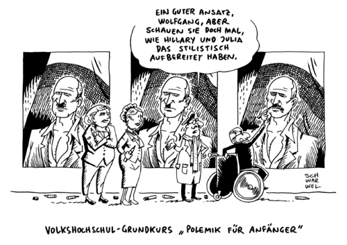 Cartoon: Putin Vergleich mit Hitler (medium) by Schwarwel tagged krim,krise,ukraine,schäuble,putin,pläne,politik,vergleich,hitler,hillary,karikatur,schwarwel,krim,krise,ukraine,schäuble,putin,pläne,politik,vergleich,hitler,hillary,karikatur,schwarwel