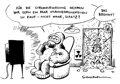 Cartoon: Stromversorgung (medium) by Schwarwel tagged strom,politik,deutschland,regierung,karikatur,schwarwel
