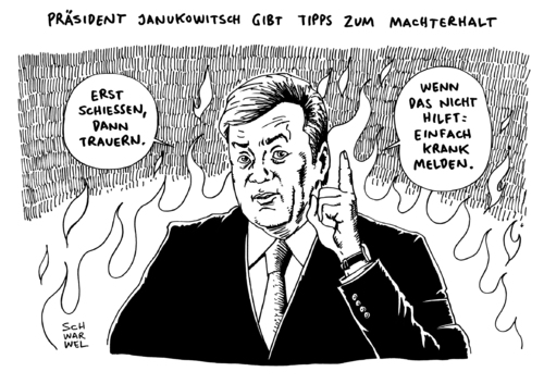 Cartoon: Ukraine Janukowitsch (medium) by Schwarwel tagged ukraine,janukowitsch,krieg,kampf,terror,gewalt,trauer,eu,frieden,tote,tod,maidan,karikatur,schwarwel,ukraine,janukowitsch,krieg,kampf,terror,gewalt,trauer,eu,frieden,tote,tod,maidan,karikatur,schwarwel