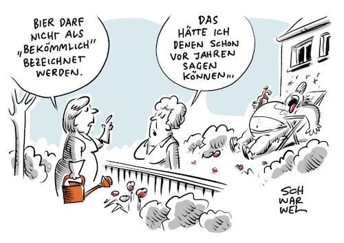 Cartoon: Urteil im Bierstreit am BGH (medium) by Schwarwel tagged bier,alkohol,lebensmittel,getränk,getränke,nahrung,ernährung,bierstreit,urteil,bgh,bundesgerichtshof,bekömmlich,bekömmliches,brauerei,bierbrauerei,allgäu,werbung,marketing,promo,verband,sozialer,wettbewerb,vsw,malz,hopfen,durst,cartoon,karikatur,schwarwel,bier,alkohol,lebensmittel,getränk,getränke,nahrung,ernährung,bierstreit,urteil,bgh,bundesgerichtshof,bekömmlich,bekömmliches,brauerei,bierbrauerei,allgäu,werbung,marketing,promo,verband,sozialer,wettbewerb,vsw,malz,hopfen,durst,cartoon,karikatur,schwarwel