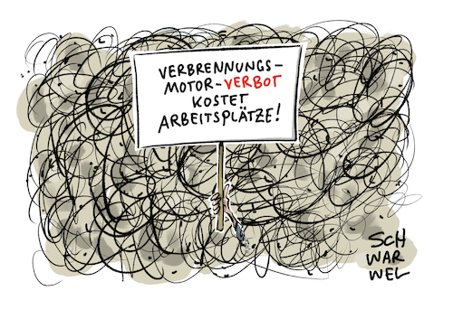 Cartoon: Verbrennungsmotoren Verbot (medium) by Schwarwel tagged karikatur,schwarwel,job,jobs,autoindustrie,umwelt,umweltschutz,klima,klimaschutz,ifo,institut,automobilindustrie,automobil,kfz,wagen,industrie,auto,autos,elektromobilität,elektrische,elektrisch,verbrennungsmotoren,verbot,wirtschaft,finanzen,deutschland,geld,macht,finanzmarkt,arbeitsplätze,arbeit,lohn,gehalt,unternehmen,konzern,firma,karikatur,schwarwel,job,jobs,autoindustrie,umwelt,umweltschutz,klima,klimaschutz,ifo,institut,automobilindustrie,automobil,kfz,wagen,industrie,auto,autos,elektromobilität,elektrische,elektrisch,verbrennungsmotoren,verbot,wirtschaft,finanzen,deutschland,geld,macht,finanzmarkt,arbeitsplätze,arbeit,lohn,gehalt,unternehmen,konzern,firma