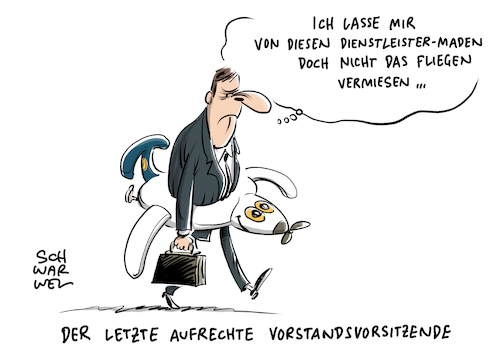 Cartoon: Warnstreiks öffentlicher Dienst (medium) by Schwarwel tagged streik,streiks,warnstreik,öffentlicher,dienst,verdi,lufthansa,flüge,flugzeug,flugzeuge,flughäfen,flughafen,tarif,tarife,tarifkonflikt,kita,kitas,klinik,kliniken,krankenhäuser,warnstreiks,stadtwerke,gewerkschaft,arbeitskampf,arbeitsbedingungen,arbeit,job,lohn,gehalt,bezahlung,beschäftigte,arbeitnehmer,arbeitgeber,cartoon,karikatur,schwarwel,streik,streiks,warnstreik,öffentlicher,dienst,verdi,lufthansa,flüge,flugzeug,flugzeuge,flughäfen,flughafen,tarif,tarife,tarifkonflikt,kita,kitas,klinik,kliniken,krankenhäuser,warnstreiks,stadtwerke,gewerkschaft,arbeitskampf,arbeitsbedingungen,arbeit,job,lohn,gehalt,bezahlung,beschäftigte,arbeitnehmer,arbeitgeber,cartoon,karikatur,schwarwel