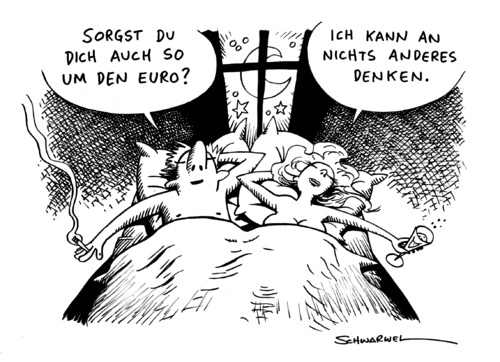 Cartoon: Weltweite Sorge um den Euro (medium) by Schwarwel tagged sorge,euro,welt,sparen,angst,krise,geld,politik,finanzen,karikatur,schwarwel,sorge,euro,welt,sparen,angst,krise,geld,finanzen,finanzkrise,wirtschaftskrise