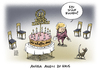 Cartoon: 10 Jahre Kanzlerin Asylpolitik (small) by Schwarwel tagged 10 jahre kanzlerin angela merkel angie asyl asylpolitik flüchtlinge flüchtlingspolitik kanzlerschaft karikatur schwarwel