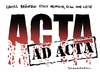 ACTA Unterzeichnung Schwebe