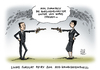 Cartoon: AfD Machtkampf Lücke Petry (small) by Schwarwel tagged afd,machtkampf,lücke,petry,kandidatenduell,kandidat,partei,karikatur,schwarwel