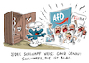 Cartoon: AfD Pegida Chemnitz (small) by Schwarwel tagged afd,alternative,für,deutschland,pegida,dresden,chemnitz,sachsen,rechtsextremismus,rechtsextrem,rechtspopulismus,rechtspopulisten,nazi,nazis,nonazis,partei,politik,politiker,höcke,von,storch,gauland,weidel,cartoon,karikatur,schwarwel