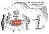 Cartoon: Amazon Verdi Firmenjubiläum (small) by Schwarwel tagged amazon,verdi,firmenjubiläum,kampf,bessere,tarifverträge,tarifvertrag,tarif,karikatur,schwarwel