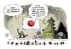 Cartoon: Atomkraft Japan Ausstieg (small) by Schwarwel tagged atomkraft,japan,ausstieg,karikatur,schwarwel