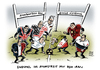 Cartoon: Atomverhandlungen Iran Lausanne (small) by Schwarwel tagged atomvergandlung,iran,endspiel,lausanne,fracking,öl,karikatur,schwarwel