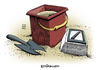 Cartoon: Deutsche Bank Krise Reform (small) by Schwarwel tagged deutsche,bank,krise,reform,vorstand,karikatur,schwarwel