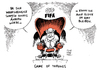 Cartoon: FIFA Blatter Rücktritt (small) by Schwarwel tagged fifa,fußball,weltfußballverband,neuer,präsident,wahl,karikatur,schwarwel,sepp,blatter