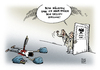 Cartoon: Flüchtlinge Kugelschreiber (small) by Schwarwel tagged flüchtling,asyl,minderjährig,deutschland,kugelschreiber,karikatur,schwarwel