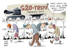 Cartoon: G20 Hamburg Protestwelle (small) by Schwarwel tagged g20,gipfel,hamburg,hansestadt,deutschland,politik,politiker,staatschefs,regierungschefs,kapitalismus,globalisierung,gegner,protest,protestwelle,demo,demonstration,protestcamp,abriegelung,sperrung,polizei,polizeigewalt,karikatur,schwarwel