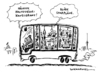 Cartoon: Haltestelle Kanzleramt (small) by Schwarwel tagged angela,merkel,sparpläne,krise,wirtschaft,wirtschaftskrise,sparen,karikatur,schwarwel,haltestelle,kanzleramt