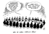 Cartoon: Koalitionsverhandlung (small) by Schwarwel tagged koalitionsverhandlungen,cdu,csu,spd,heiße,phase,koaltion,partei,deutschland,diskussion,eltern,familie,kind,geld,wirtschaft,finanzen,mindestlohn,mietpreisbremse,ökostrom,rente,steuern,karikatur,schwarwel