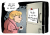 Cartoon: Mächtigste Frau der Welt Merkel (small) by Schwarwel tagged kanzlerin,angela,merkel,angie,forbes,mächtigste,frau,welt,macht,machterhalt,politik,karikatur,schwarwel