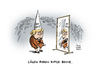 Cartoon: No No Spy Abkommen Merkel (small) by Schwarwel tagged no,spy,abkommen,merkel,pofalla,wahl,us,usa,abhöraffäre,lüge,karikatur,schwarwel